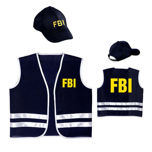 Fbi Agent  Vest, Cap 