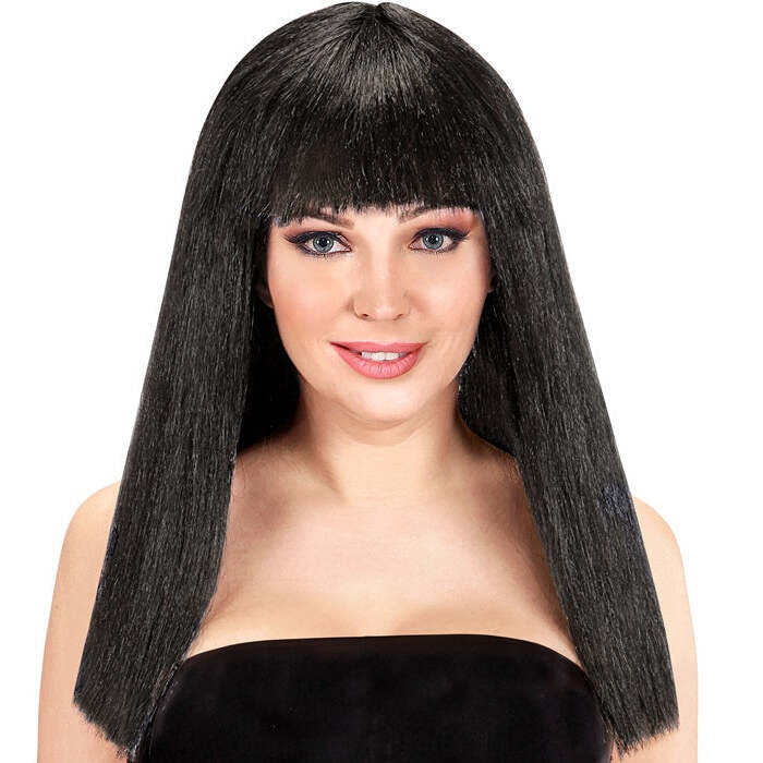 Black Fanny Wig In Polybag