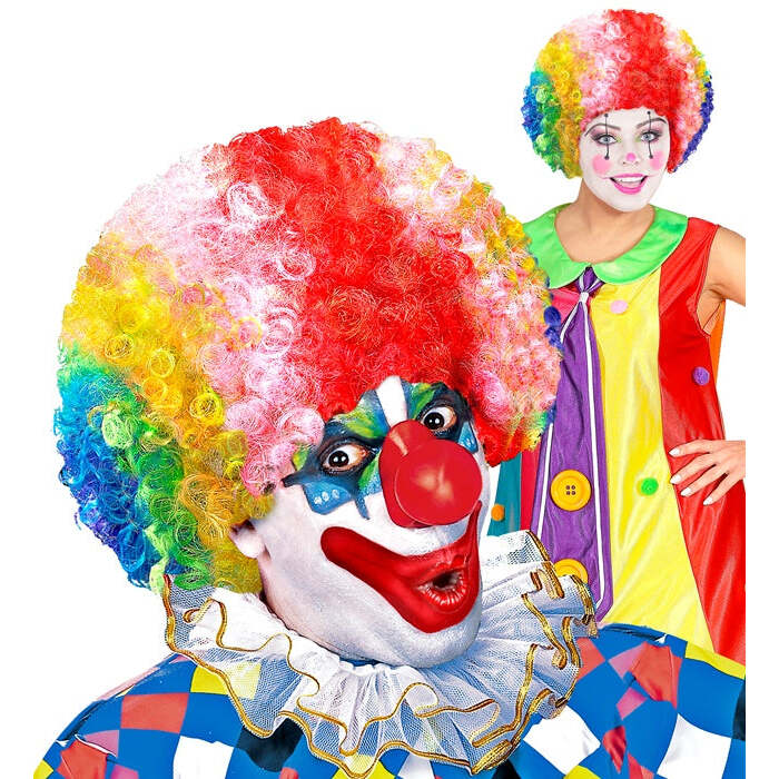 Curly Wig Clown - In Polybag