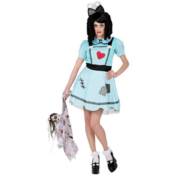 Doll  Dress, Bow Headband 