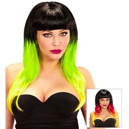Tricolor Shirley Wig In Polybag - 2 Color Combinations Ass.