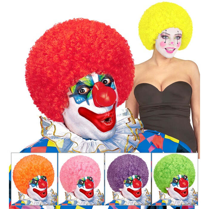 Curly Wig 6 Colors Ass In Polybag - 