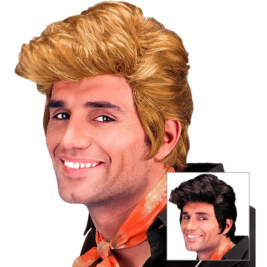 Figaro Wig In Polybag - 2 Colorsass.: Blond & Grizzled