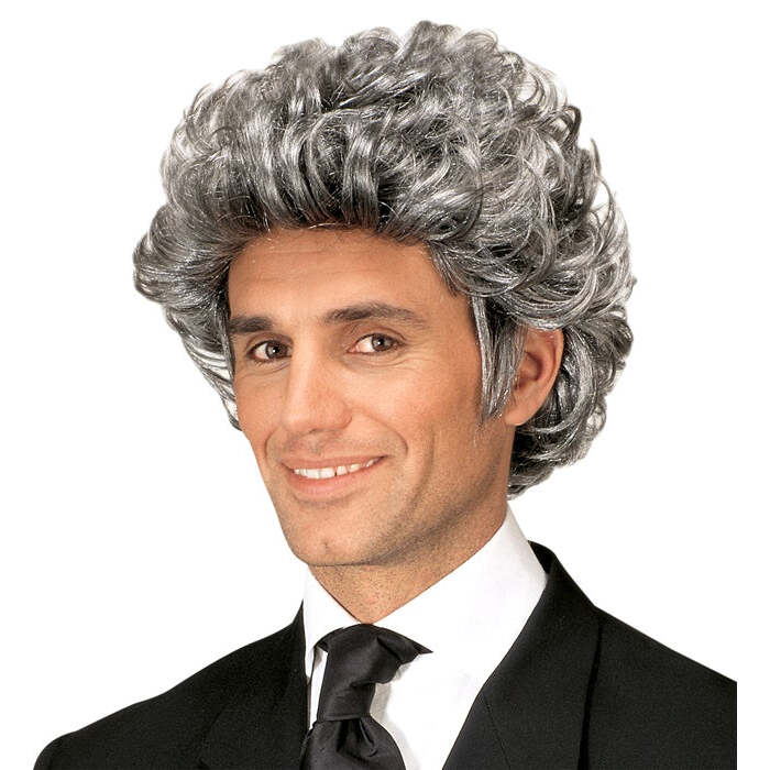 Grey John Wig In Polybag
