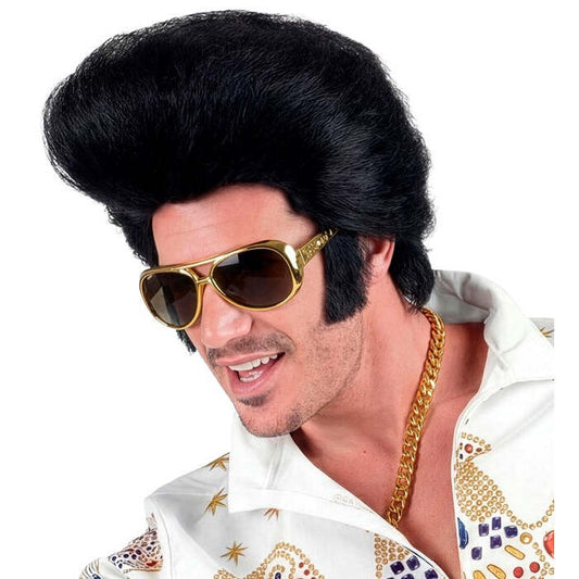 Black Rock'N'Roll King Wig In Polybag