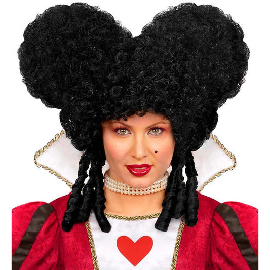 Black Baroque Wig In Polybag