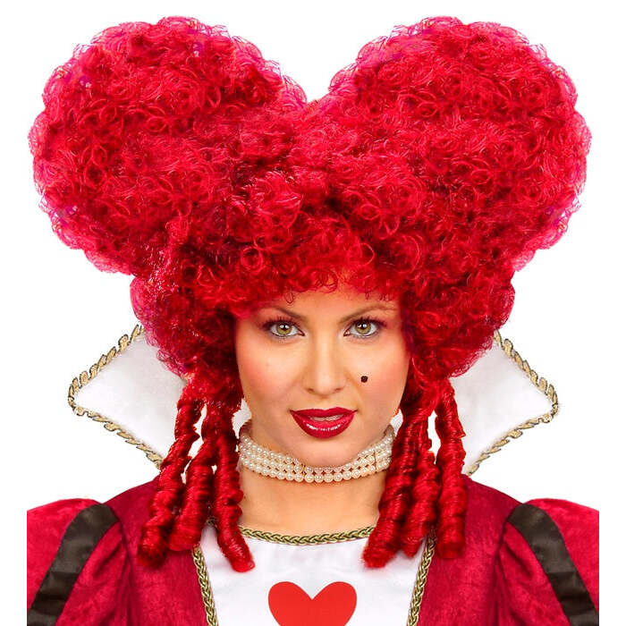 Burgundy Baroque Wig In Polybag