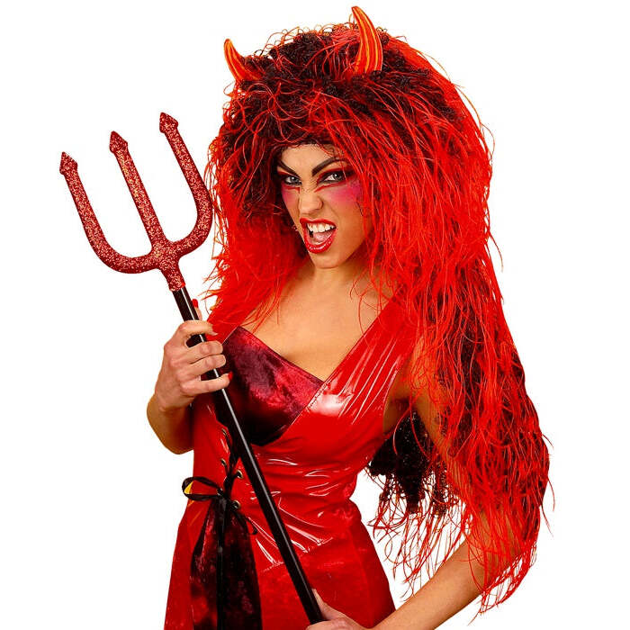 Extra Long Devil Wig In Box