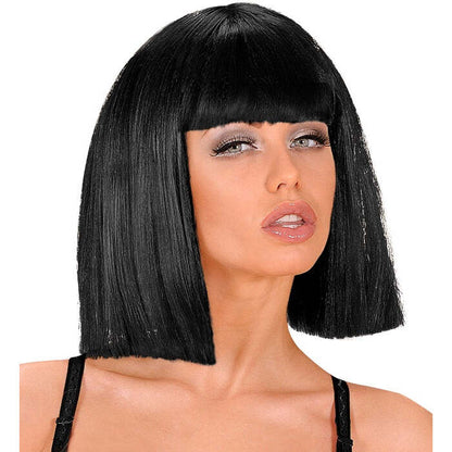 Black Showgirl Wig In Polybag