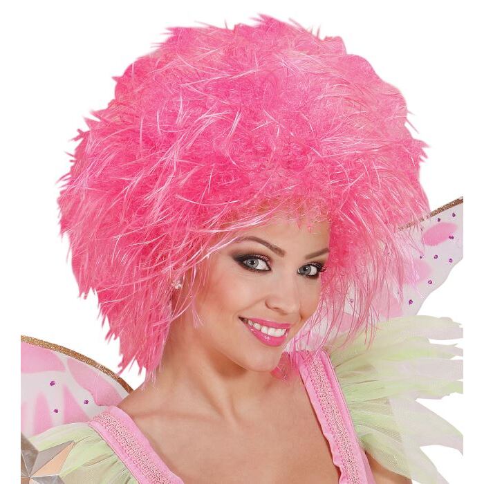 Fairy Wig Neon Pink - In Polybag