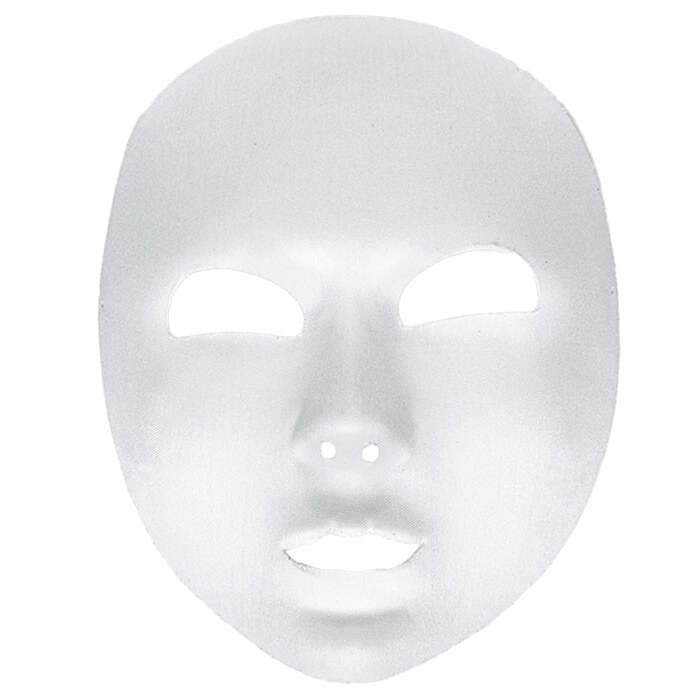 White Fabric Mask