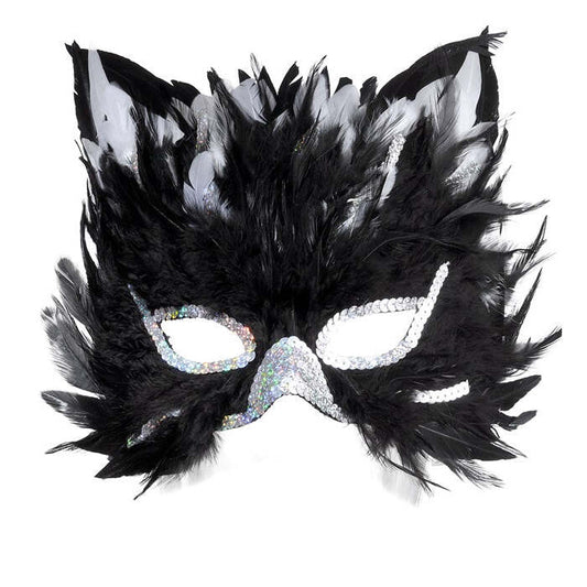 Feathered Cat Mask