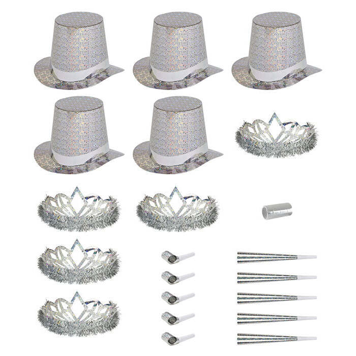 Holographic Diamond Las Vegas Party Kit