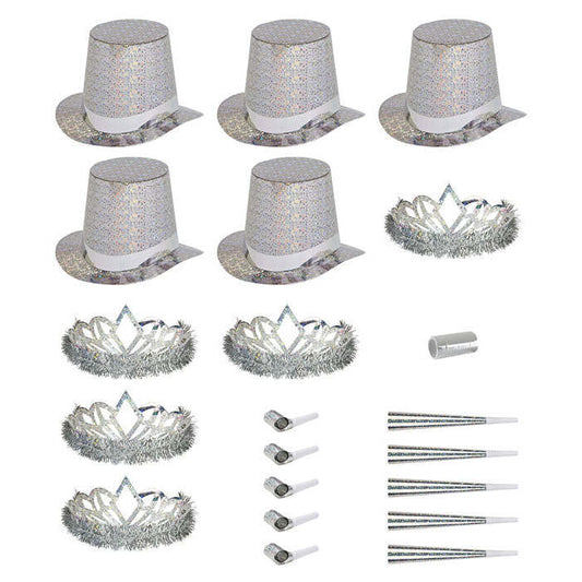 Holographic Diamond Las Vegas Party Kit