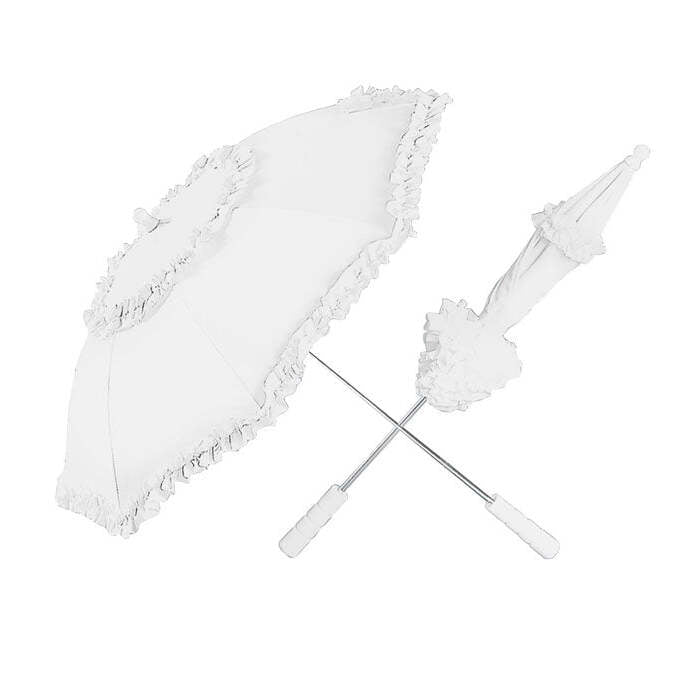 White Belle Epoque Umbrella Ø 72Cm