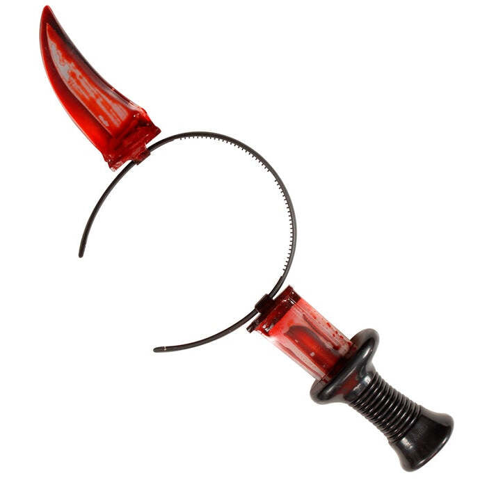 Bloody Knife Through Head