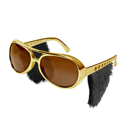Rock'N'Roll Glasses With Sideburns