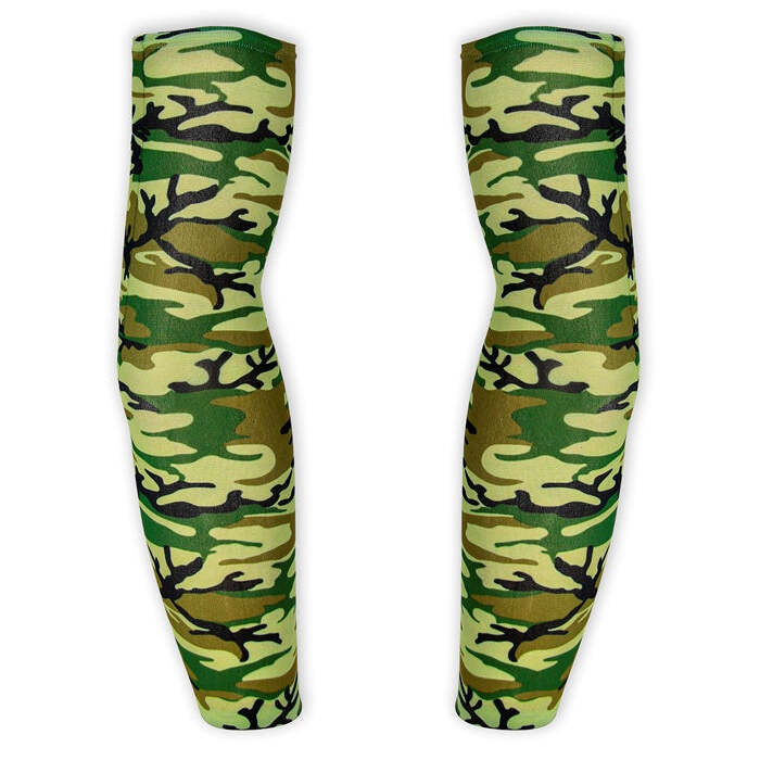 Pair Of Camouflage Tattoo Sleeves
