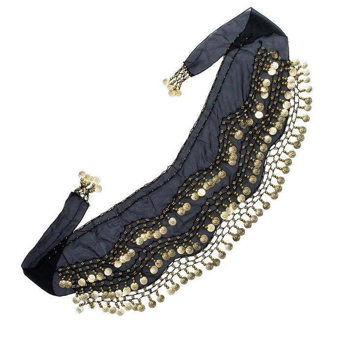 Coin Sash Black