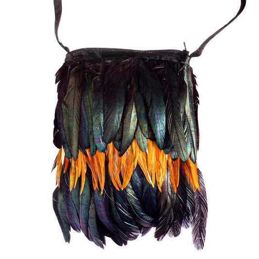 Feathered Native Indian Handbag