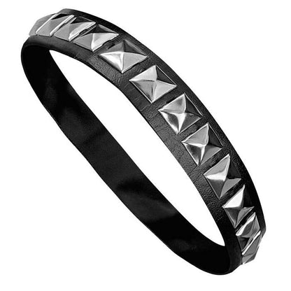 Studded Choker Leatherlook