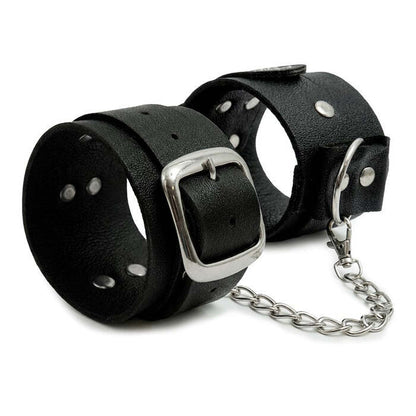 Studded Wrist Cuffs / Ankle Cuffs Leather & Chain