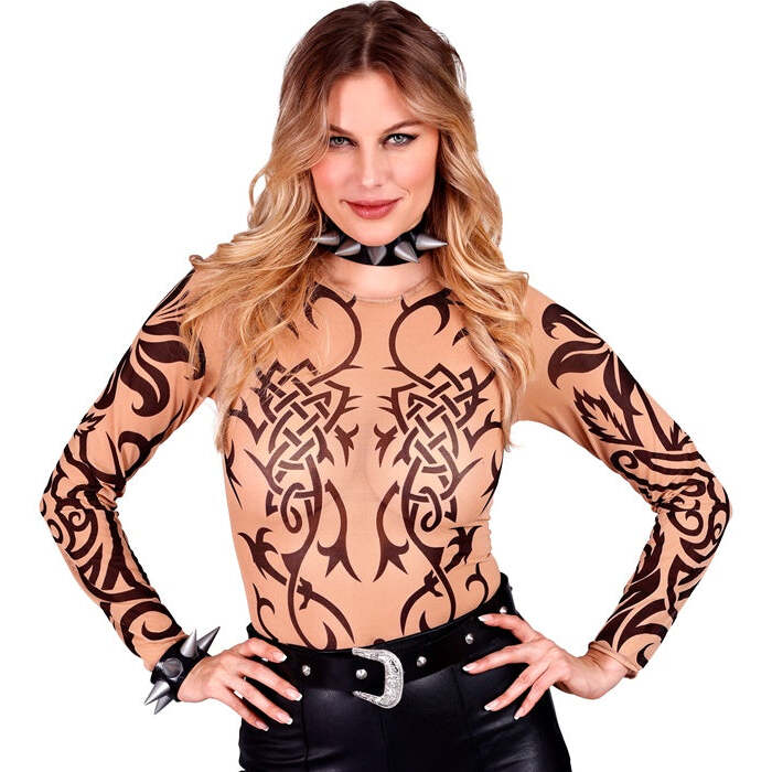 Tribal Tattoo Shirt Natural Look