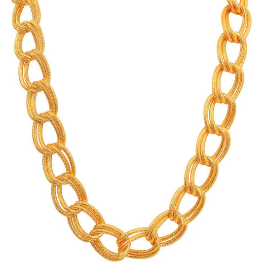 Gold Necklace 60 Cm