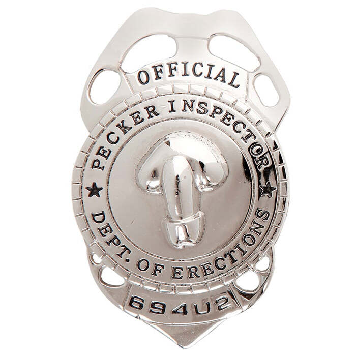 Pecker Inspector Badge