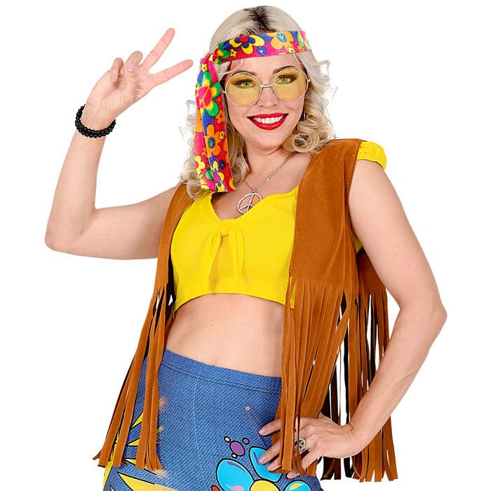 Hippie  Vest With Headband 