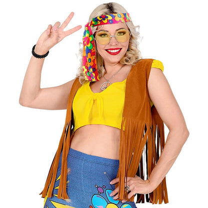 Hippie  Vest With Headband 