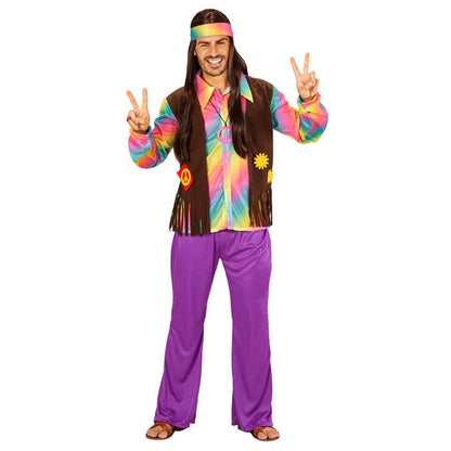 Hippie  Shirt With Vest, Pants, Headband 