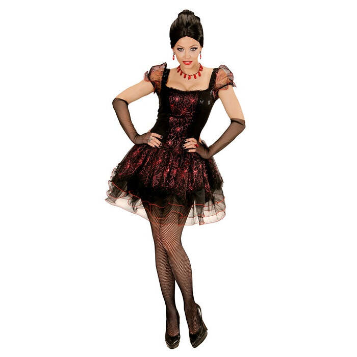 Vampiress  Dress, Fingerless Gloves 