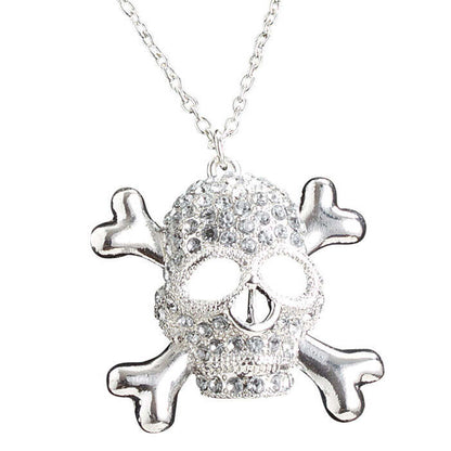 Strass Skull Necklace