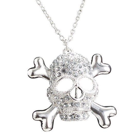 Strass Skull Necklace