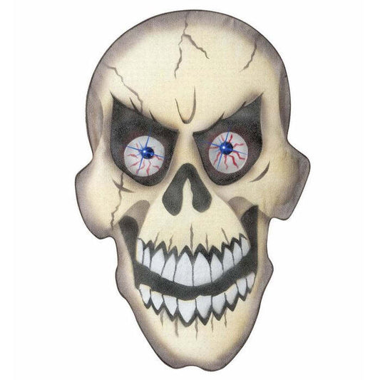 Chiffon Skull With Gem Eyes 36X55 Cm