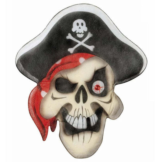 Chiffon Pirate Skull With Gem Eye 48X56 Cm