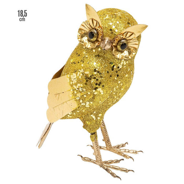 Gold  Owl 18,5 Cm