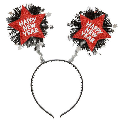 Red Happy New Year Head Bopper
