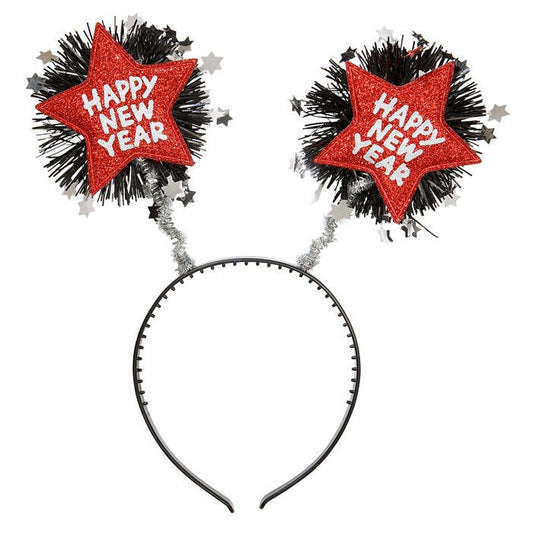 Red Happy New Year Head Bopper