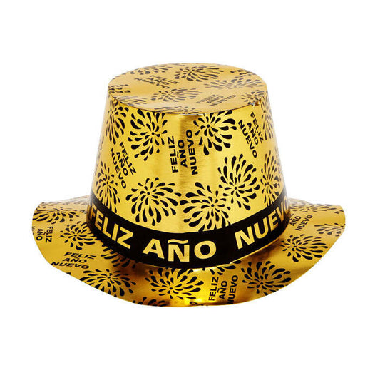 Gold Feliz Año Nuevo Top Hat