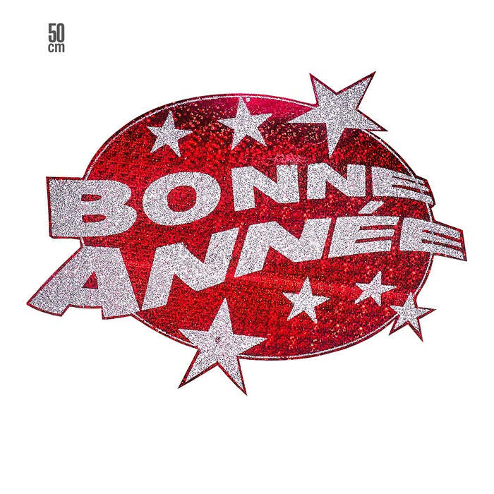 Red Bonne Année Holographic &  Decoration Ø 50 Cm