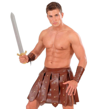 Gladiator  Leatherlook Skirt & Armbands 