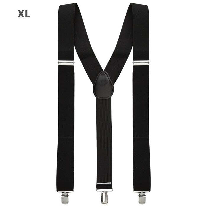 Black Braces  Extra Long Up To 115-120 Cm 