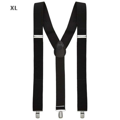 Black Braces  Extra Long Up To 115-120 Cm 