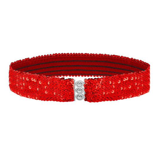 Red Sequin Belt