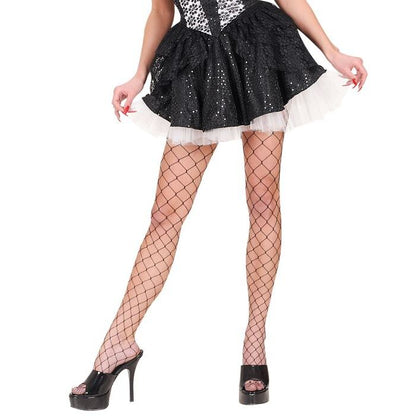 Black Sequin & Lace Skirt With Sewn-In Petticoat