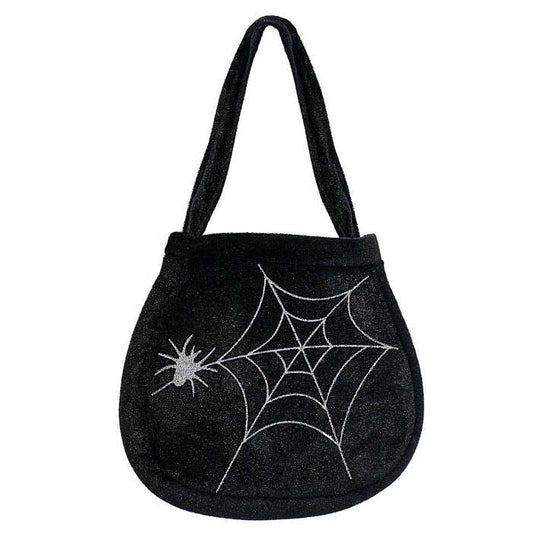 Spiderweb & Spider Handbag Velvet 