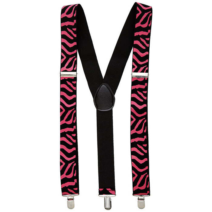 Pink Zebra Braces