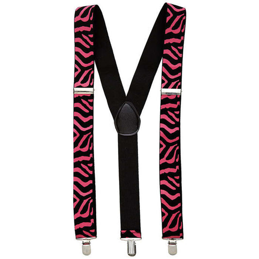 Pink Zebra Braces